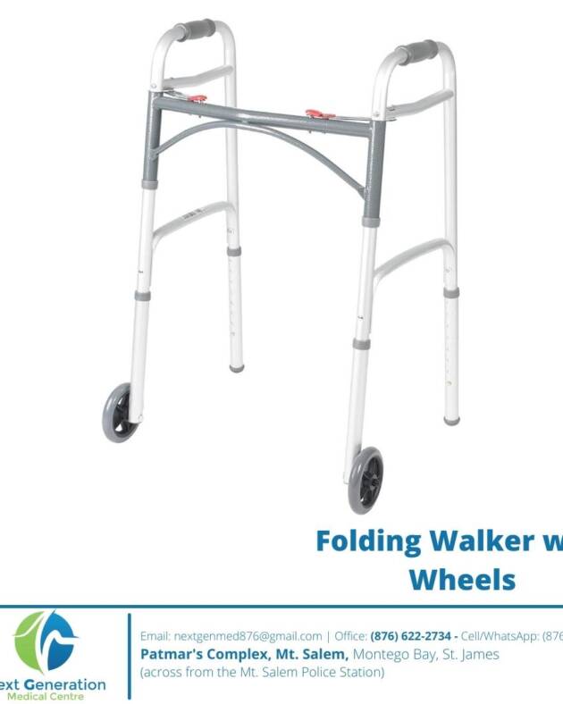 Folding Walker with Wheels