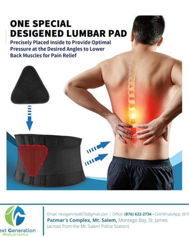 Lumbar Support Back Brace Belt