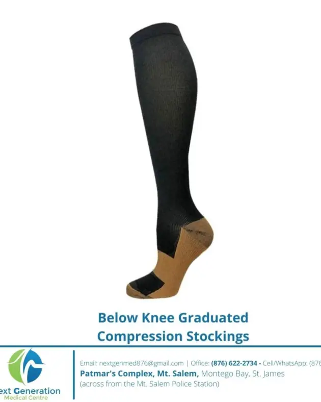 Compression Stockings (Below Knee)